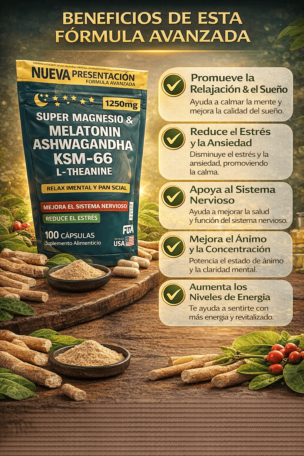 SUPER AHSWAGANDHA + ENVIO GRATIS